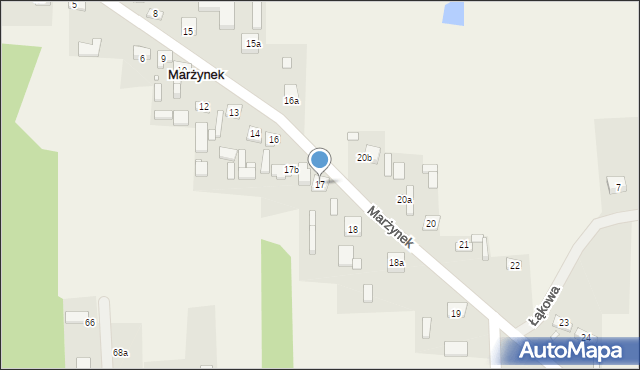 Marżynek, Marżynek, 17, mapa Marżynek