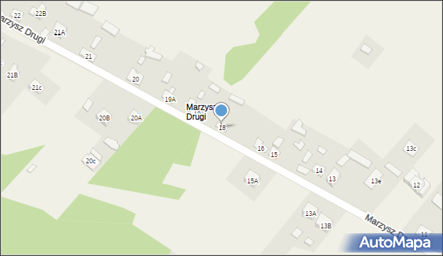 Marzysz, Marzysz Drugi, 18, mapa Marzysz