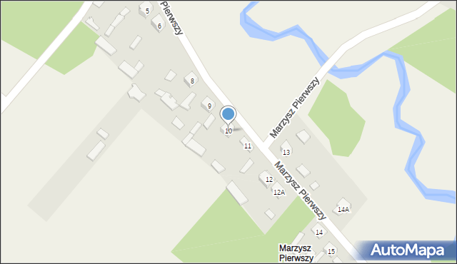 Marzysz, Marzysz Pierwszy, 10, mapa Marzysz