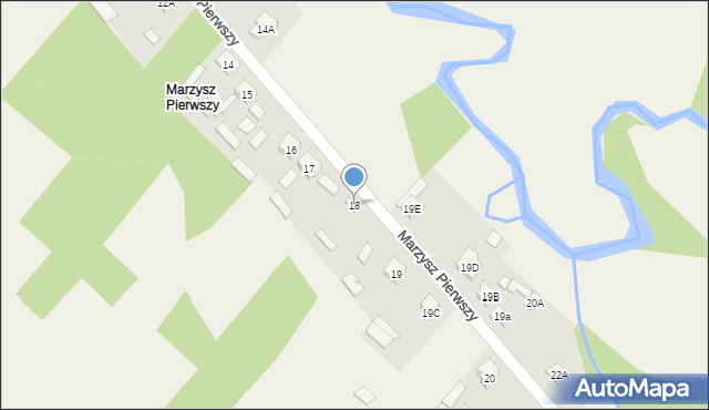 Marzysz, Marzysz Pierwszy, 18, mapa Marzysz