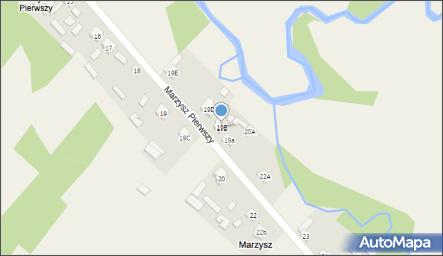 Marzysz, Marzysz Pierwszy, 19B, mapa Marzysz