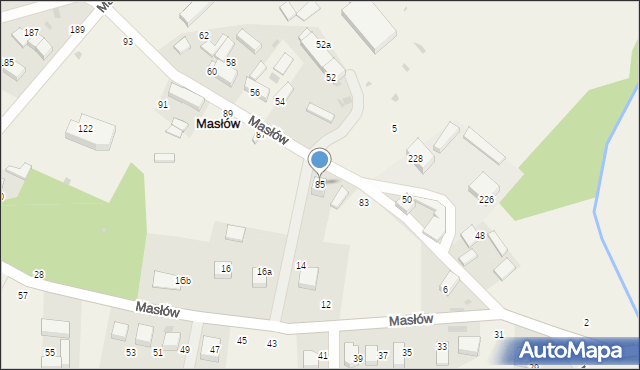 Masłów, Masłów, 85, mapa Masłów