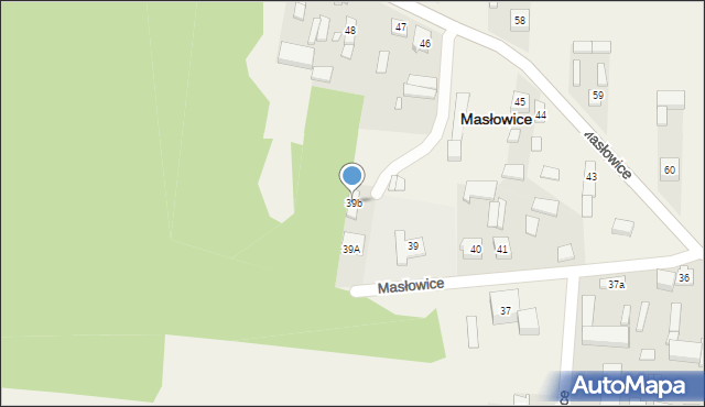 Masłowice, Masłowice, 39b, mapa Masłowice