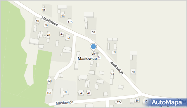 Masłowice, Masłowice, 45, mapa Masłowice