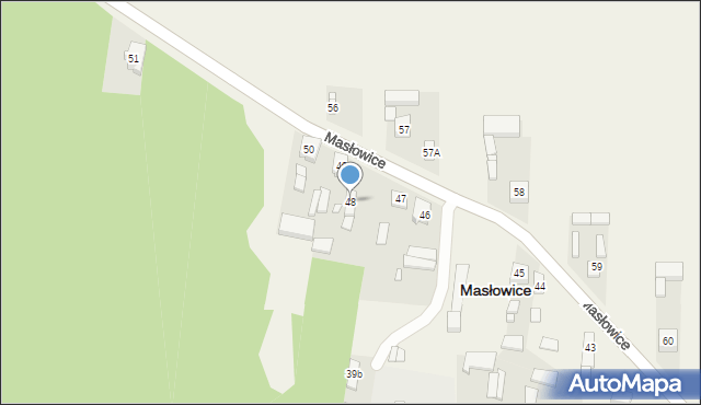 Masłowice, Masłowice, 48, mapa Masłowice