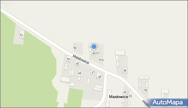 Masłowice, Masłowice, 57, mapa Masłowice