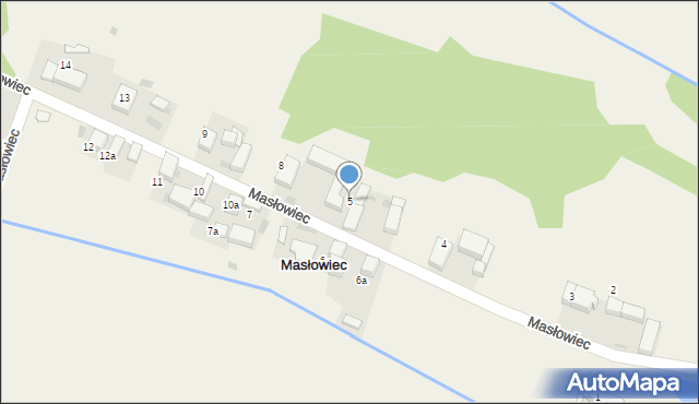 Masłowiec, Masłowiec, 5, mapa Masłowiec