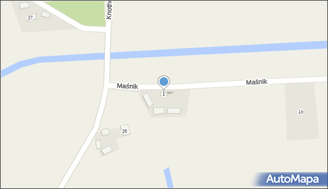 Maśnik, Maśnik, 1, mapa Maśnik