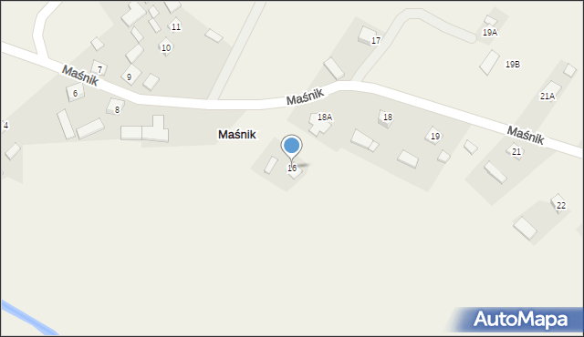 Maśnik, Maśnik, 16, mapa Maśnik