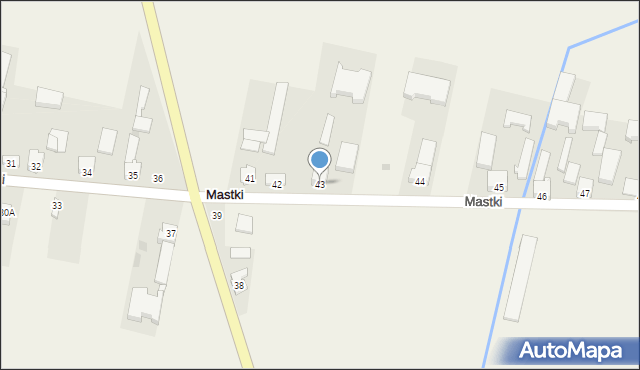 Mastki, Mastki, 43, mapa Mastki