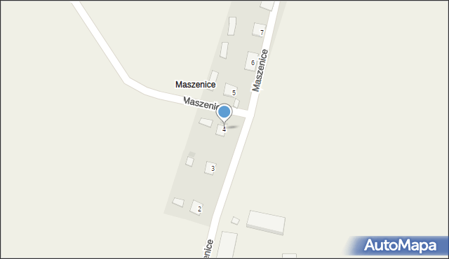 Maszenice, Maszenice, 4, mapa Maszenice