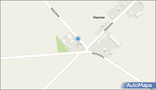 Maszew, Maszew, 17, mapa Maszew