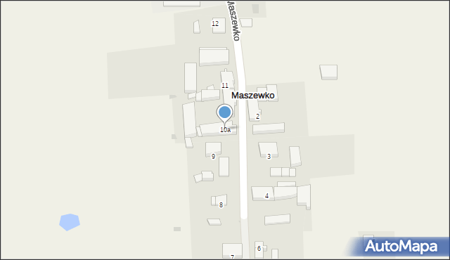 Maszewko, Maszewko, 10a, mapa Maszewko