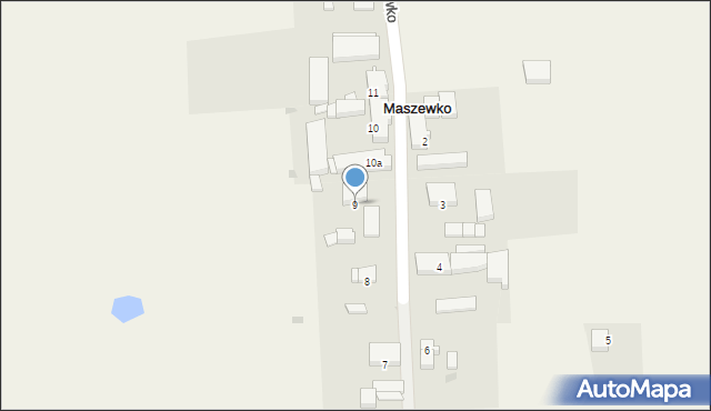 Maszewko, Maszewko, 9, mapa Maszewko