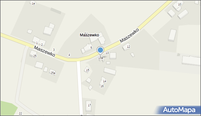 Maszewko, Maszewko, 13a, mapa Maszewko