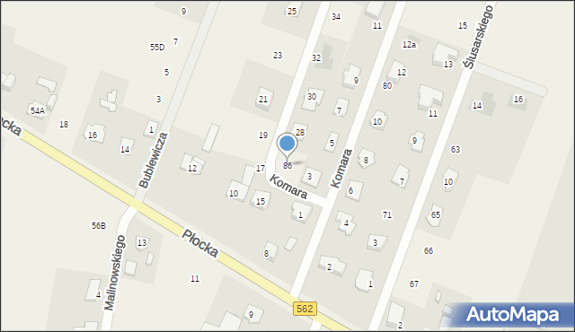 Maszewo, Maszewo, 86, mapa Maszewo