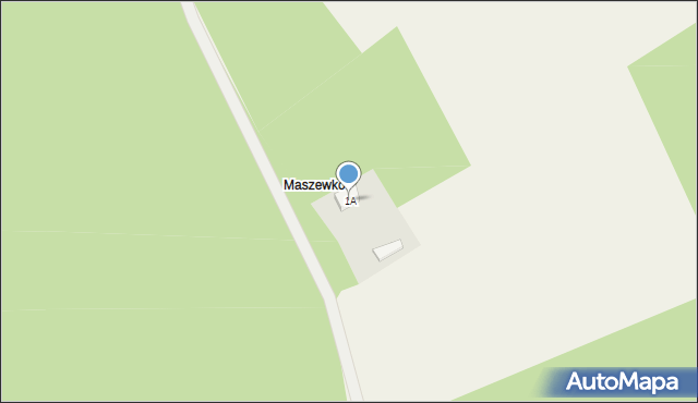 Maszewo, Maszewo, 1A, mapa Maszewo