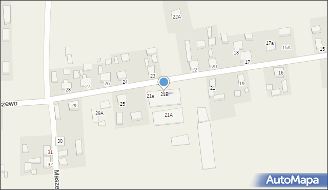 Maszewo, Maszewo, 21B, mapa Maszewo