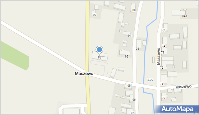 Maszewo, Maszewo, 91, mapa Maszewo