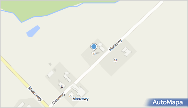 Maszewy, Maszewy, 23, mapa Maszewy