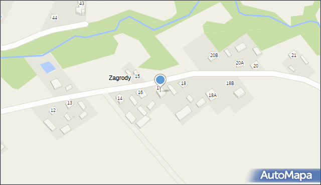 Maszki, Maszki, 17A, mapa Maszki