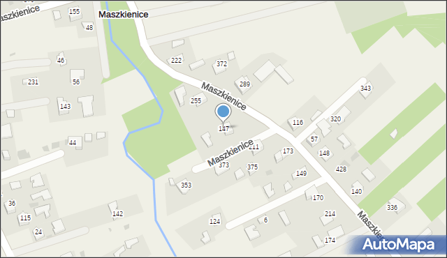 Maszkienice, Maszkienice, 147, mapa Maszkienice