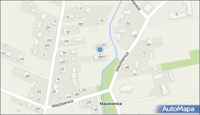 Maszkienice, Maszkienice, 150, mapa Maszkienice
