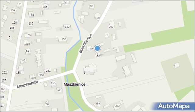 Maszkienice, Maszkienice, 152, mapa Maszkienice