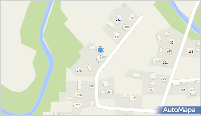 Maszkienice, Maszkienice, 171, mapa Maszkienice