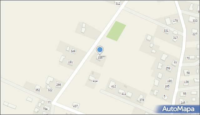 Maszkienice, Maszkienice, 335, mapa Maszkienice