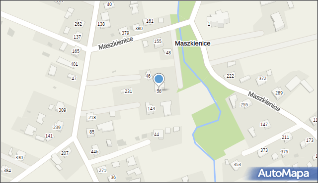 Maszkienice, Maszkienice, 56, mapa Maszkienice