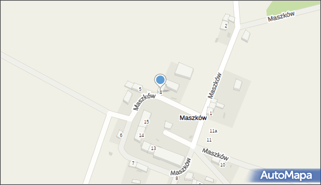 Maszków, Maszków, 4, mapa Maszków