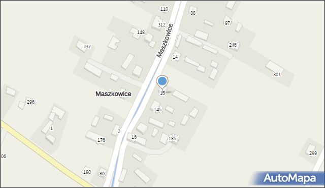 Maszkowice, Maszkowice, 15, mapa Maszkowice