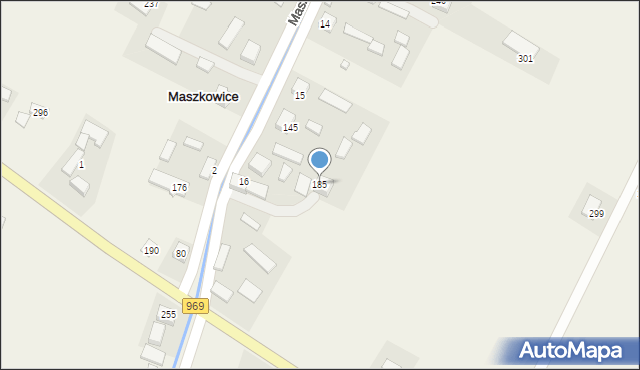 Maszkowice, Maszkowice, 185, mapa Maszkowice