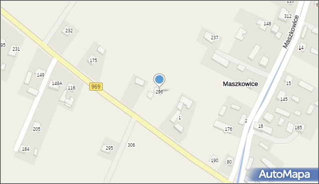 Maszkowice, Maszkowice, 296, mapa Maszkowice