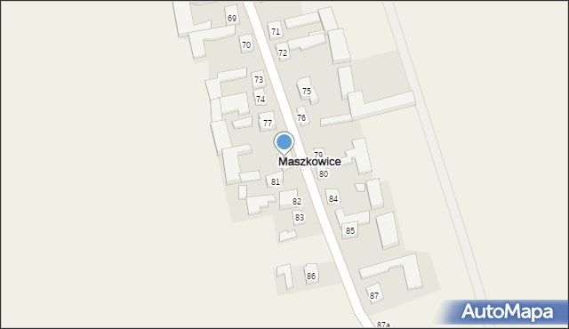 Maszkowice, Maszkowice, 78, mapa Maszkowice