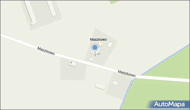 Maszkowo, Maszkowo, 1, mapa Maszkowo