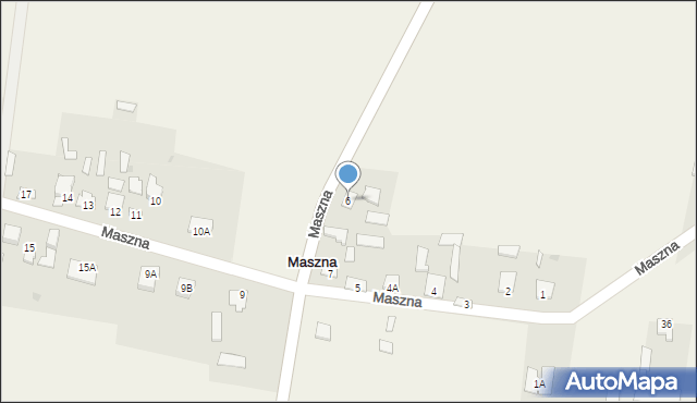 Maszna, Maszna, 6, mapa Maszna