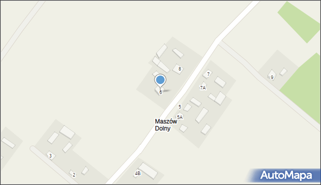 Maszów, Maszów Dolny, 6, mapa Maszów