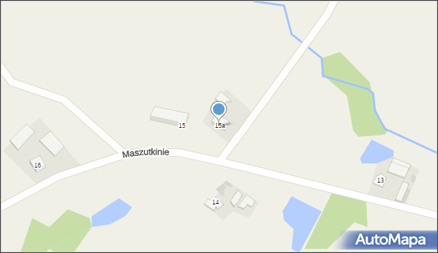 Maszutkinie, Maszutkinie, 15a, mapa Maszutkinie