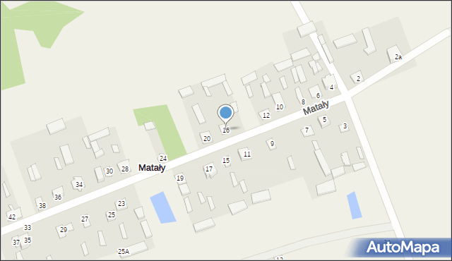 Matały, Matały, 16, mapa Matały