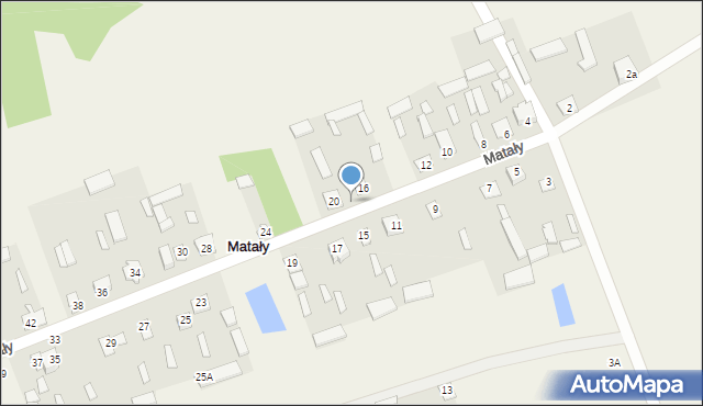 Matały, Matały, 18, mapa Matały