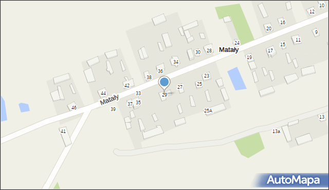 Matały, Matały, 29, mapa Matały