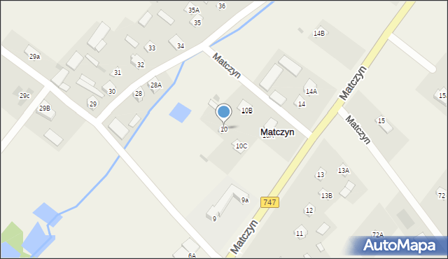 Matczyn, Matczyn, 10, mapa Matczyn