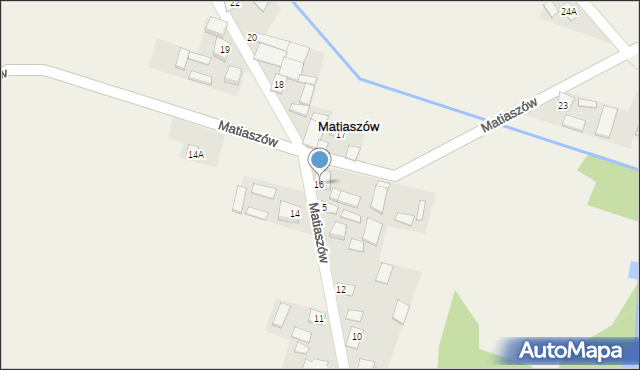 Matiaszów, Matiaszów, 16, mapa Matiaszów