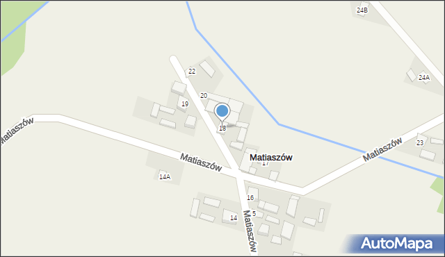 Matiaszów, Matiaszów, 18, mapa Matiaszów