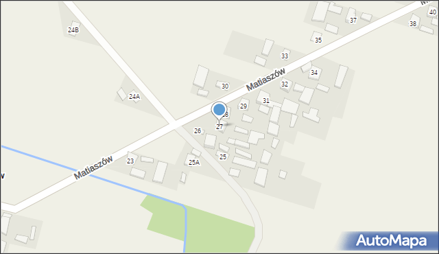 Matiaszów, Matiaszów, 27, mapa Matiaszów