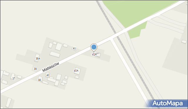 Matiaszów, Matiaszów, 41A, mapa Matiaszów