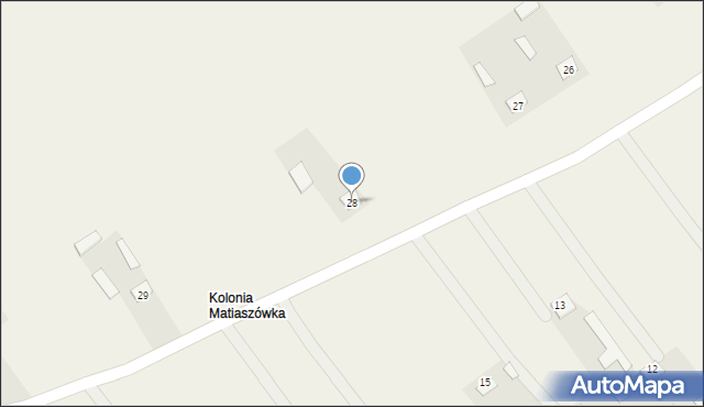 Matiaszówka, Matiaszówka, 28, mapa Matiaszówka