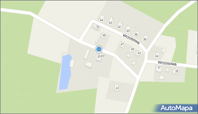 Mątowskie Pastwiska, Mątowskie Pastwiska, 17, mapa Mątowskie Pastwiska